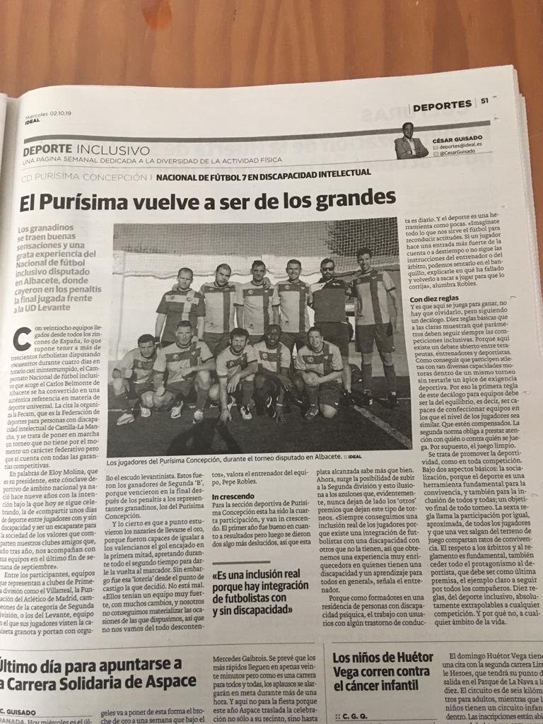 El Club Purísima Concepción entre los grandes.  ideal.es/deportes/provi… vía <a href="/ideal_granada/">ideal_granada</a>