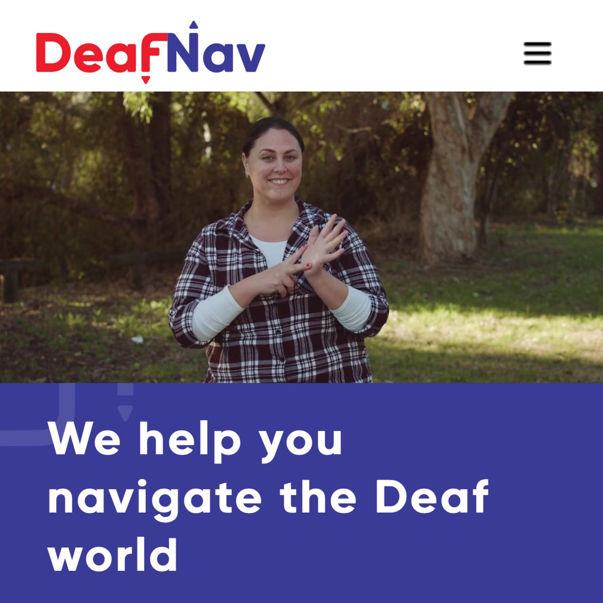 DeafNav is now live at deafnav.com.au. DeafNav is a neutral, national and centralised website for information about the Deaf and hard of hearing communities in Australia. 

This website is a project of <a href="/ExpressionAus/">Expression Australia</a> @DeafServicesLtd &amp; <a href="/DeafCanDo/">Deaf Can:Do</a>