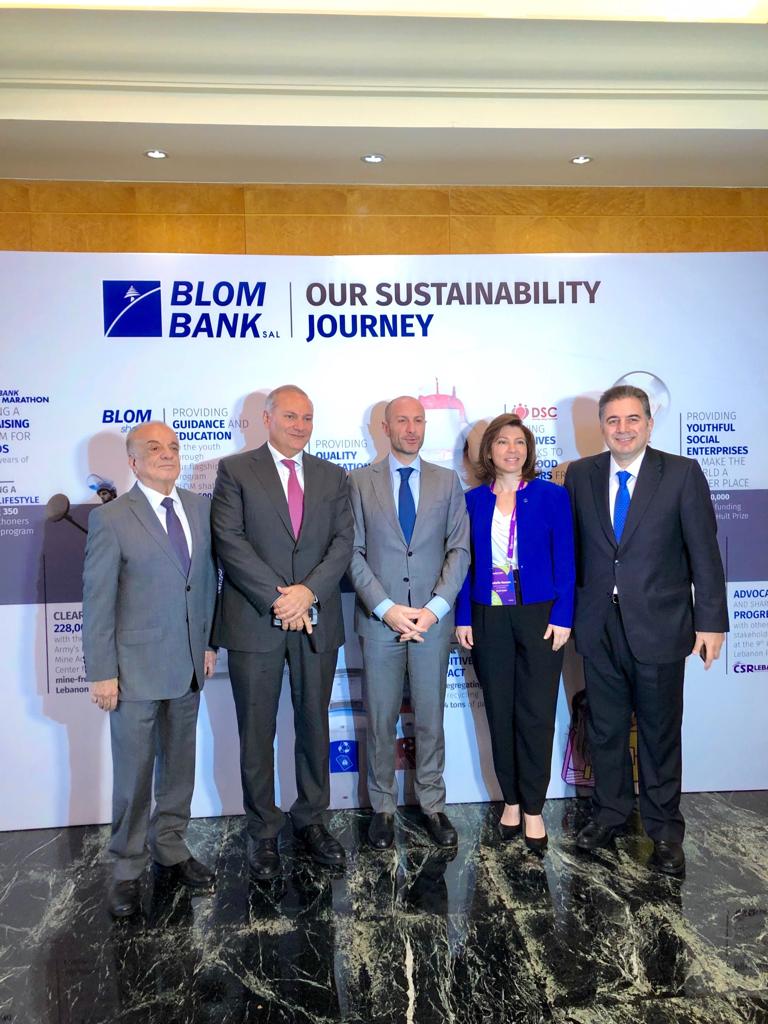 BLOMBANKLebanon's tweet image. Live from the 9th Annual CSR Lebanon Forum #CSRLB9 #CSRLebanon #SDGs #BLOMCSR @csrlebanon
