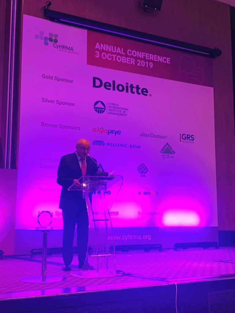 17ο Ετήσιο Συνέδριο του <a href="/CYHRMA/">CYHRMA</a> με θεσμικούς υποστηρίκτες την <a href="/OEBcy/">Ομοσπονδία Εργοδοτών & Βιομηχάνων - OEB</a> &amp; το <a href="/MinLabourCY/">Υπουργείο Εργασίας και Κοινωνικών Ασφαλίσεων</a>. Οι επαγγελματίες ανθρώπινου δυναμικού συζητούν για το μέλλον της εργασίας, καταθέτουν καλές πρακτικές &amp; επανατοποθετούν τον ρόλο του HR στις κυπριακές επιχειρήσεις. Πολλά συγχαρητήρια!