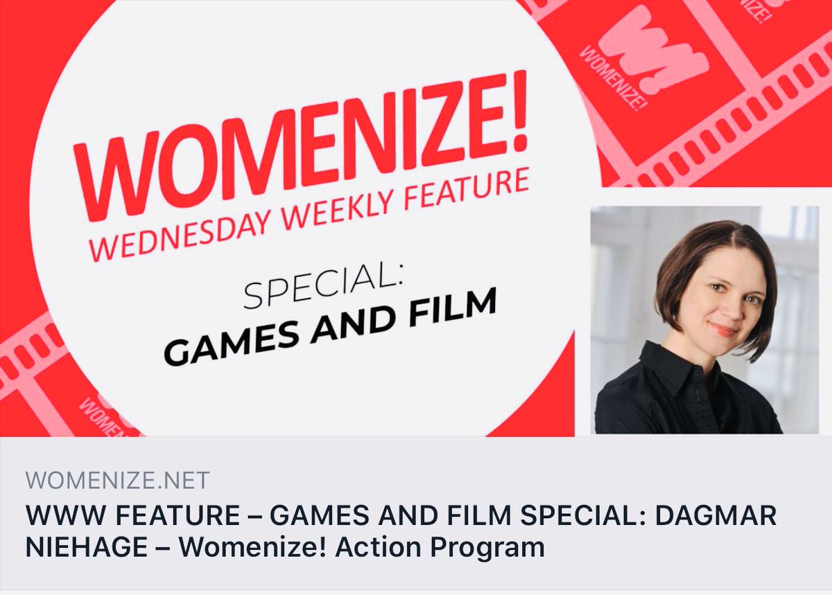 WIFT-Mitglied Dagmar Blume-Niehage ist am 11.10. in Köln bei #Womenize! als Speakerin dabei! Die Produzentin von Filmen wie #MeinLottaLeben (Regie: Neele Leana Vollmar) wird über ihre Arbeit &amp; Karriere in der Filmindustrie sprechen.
Vorab im Interview:
womenize.net/2019/10/02/www…