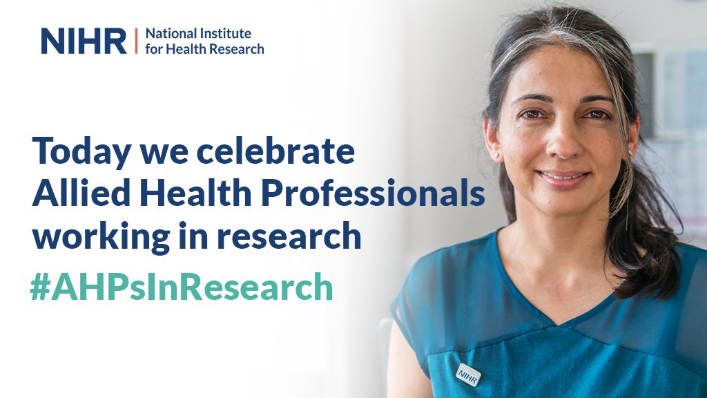 We're at @CongressCentre London today celebrating Allied Health Professionals in research. A packed agenda! bit.ly/2nuIRUR #AHPsInResearch