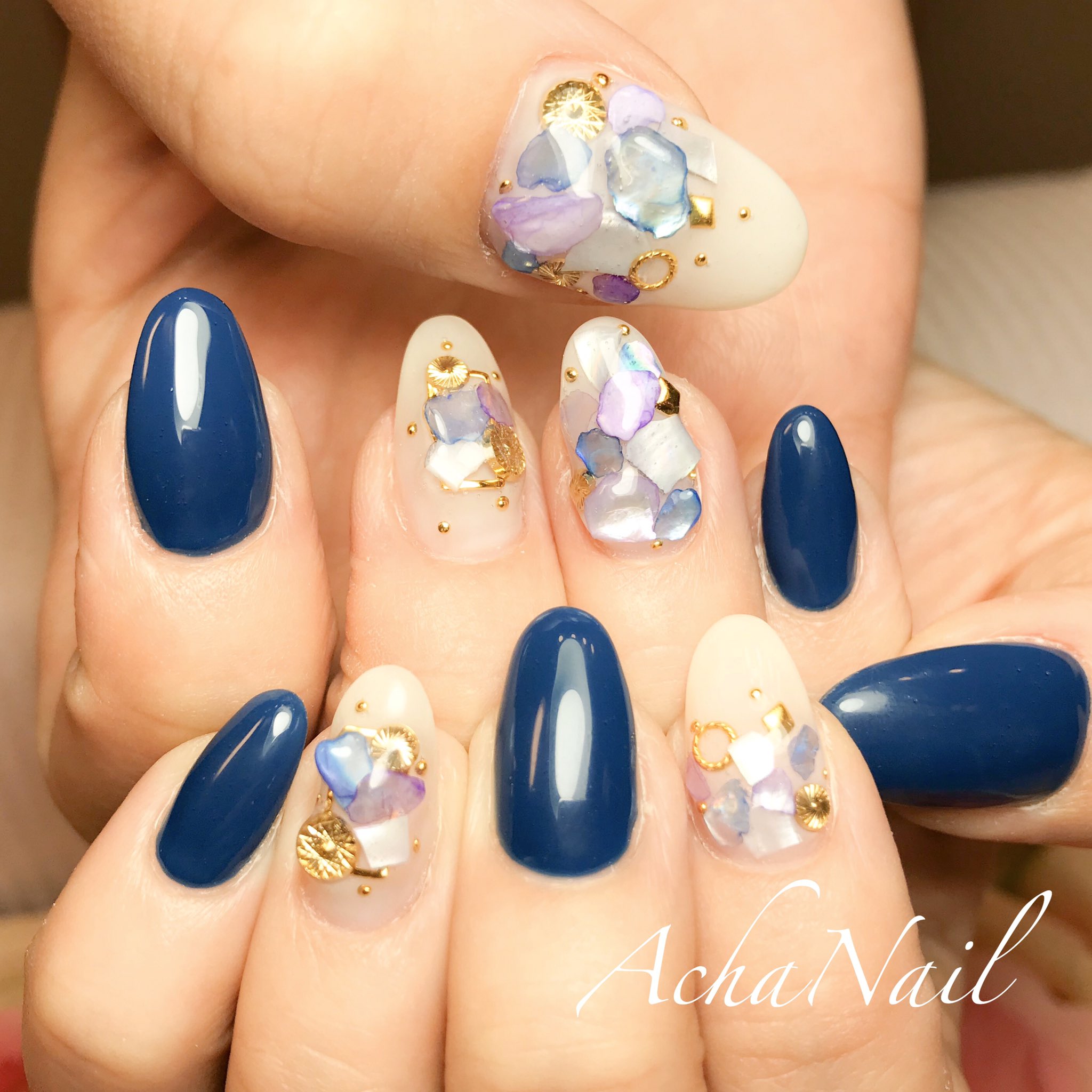 ネイリストasami Achanail Mixシェル T Co Ioq1ikaugp ネイビーネイル シェルネイル シェルプレート 秋ネイル ネイル ジェルネイル フィルイン フィルイン導入サロン 南池袋 池袋 池袋ネイルサロン ネイルデザイン Nailart Gelnail