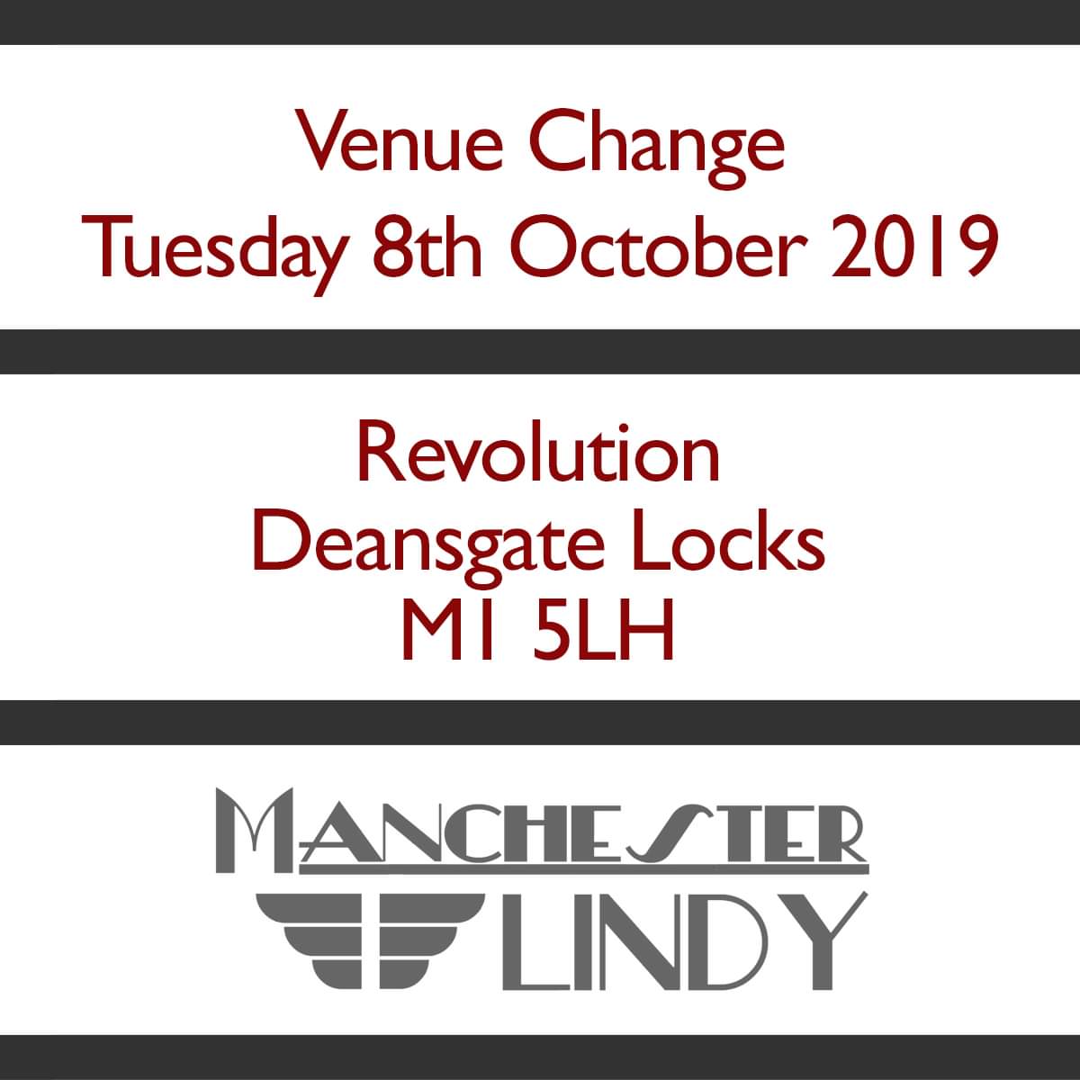 ManchesterLindy's tweet photo. We're on tour for one week only at @RevolutionDG. #lindyhop #swingdance #manchester https://t.co/omApvpD434
