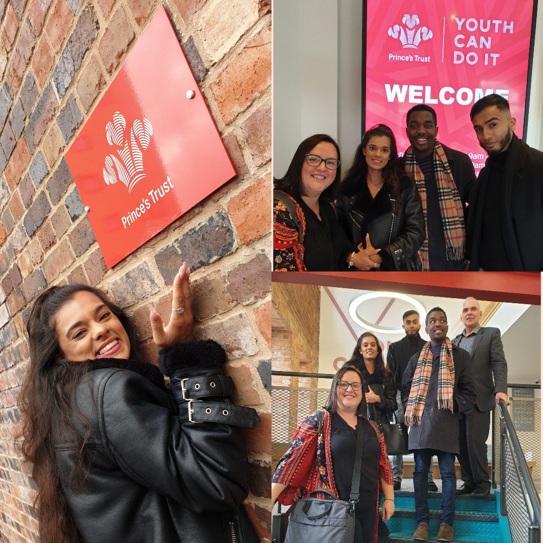 Fantastic day at @PrincesTrust office in Birmingham presenting with our interns #attract2recruit #youthemployment #DMUchampion