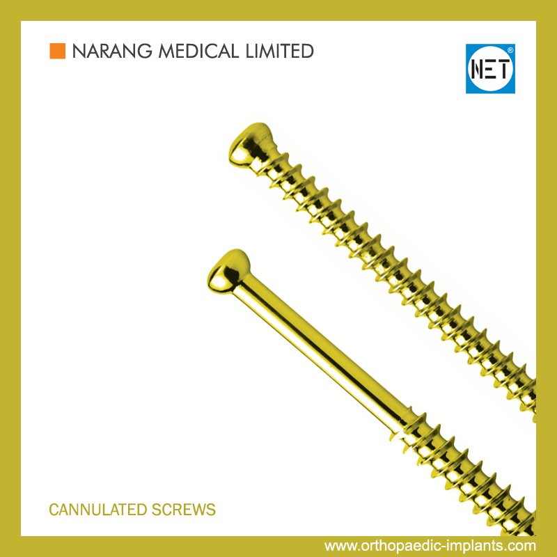 narangmedical's tweet image. #SmallCannulatedScrews ( Ø3.0, Ø3.5, Ø4.0mm) are intended for #fixation of intraarticular and extra-articular fractures and on-unions of #smallbones and #smallbonefragments... orthopaedic-implants.com/cannulated-scr…