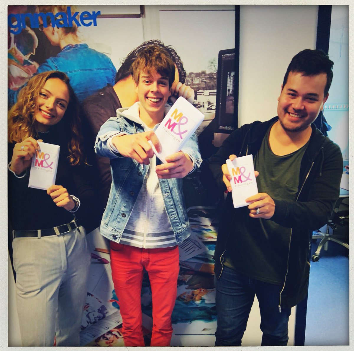 Deze drie toppers ontwierpen ons leuke logo! <a href="/BeeldBureau_D/">BeeldBureau Deltion</a>