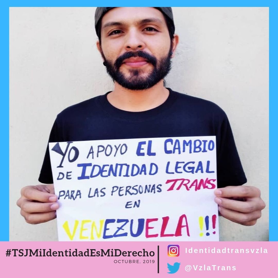 FundaUniTrans's tweet photo. En #FundaUniTrans Nos unimos ala campaña 👇🏻#MiIdentidadEsMiDerecho #yoapoyo el cambio de identidad legal de las personas #transgéneras y #transexuales en #venezuela #trans @maikelmorenotsj @tsj_venezuela 🇻🇪🏳️‍🌈

#derechoslgbti #aceptacion

Nos conectamos en un mismo mundo 🌎 https://t.co/at9iG81zCG