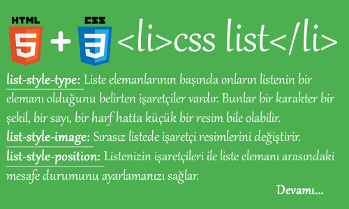 htmlcssdersler's tweet image. CSS List(Liste) -
htmlcssdersleriogreniyorum.com
htmlcssdersleriogreniyorum.com/css_dersleri/4…
#css #css3 #csstudent #CSSC #cssl #cssr #cssakuhinpost #CSSA #CSSCOffice #cssmodz #csst #csstutorialforbeginner #csstutorials #csshipper #cssd #csscoder #csscode #cssclass #csscoding #cssh #csstemplates