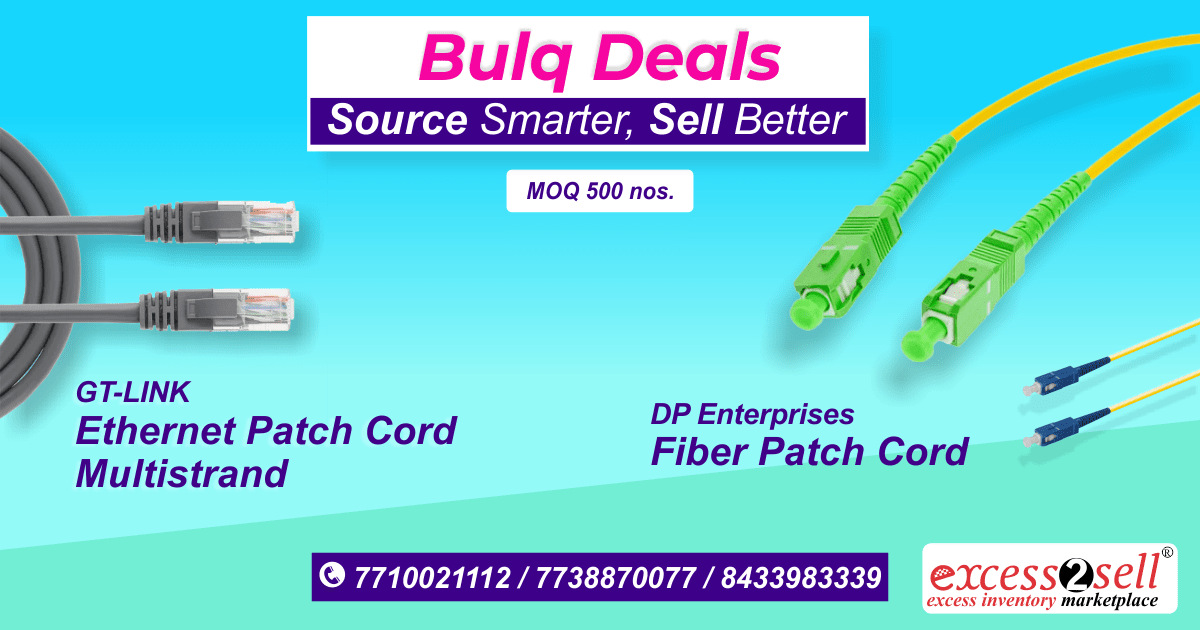 excess2sell's tweet photo. Big Savings on #SurplusStock
#GTLink #Ethernet Patch Cord Multistrand
MOQ 500 Nos
Get Here https://t.co/dQyJswZGEC
Call Now or WhatsApp +91 7710021112
Download App https://t.co/YdBrHwLJaG | https://t.co/Yq7Zz9UPBo
#Excess2Sell #Ecommerce #B2B #DealOfTheDay #OnlineDeals #Inventory https://t.co/GSqajNs3uW