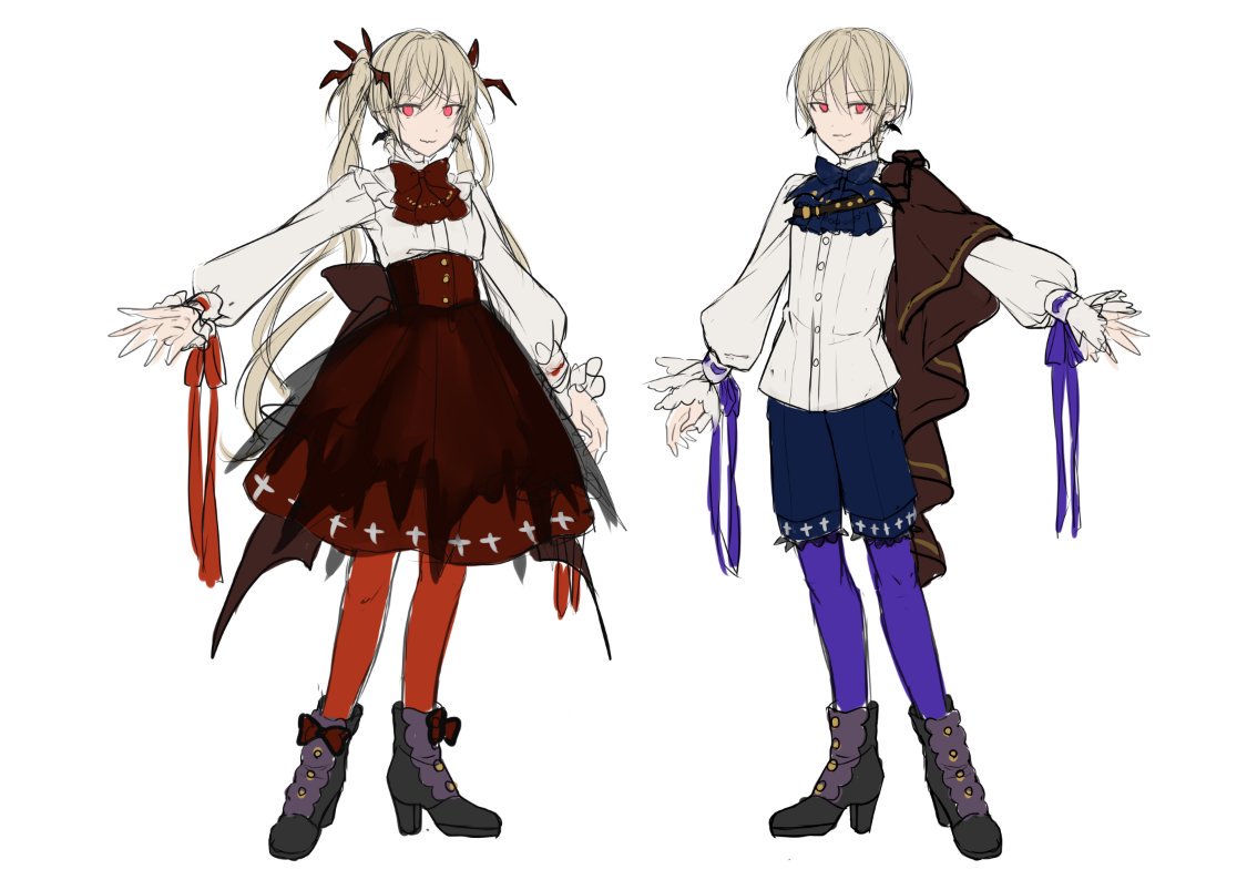 コーギー探してます 富山県 U Tvitteri ハロウィンイラスト用のキャラデザできた 人間とヴァンパイアのハーフ双子 コーギー探してます 富山県 U Tvitteri ハロウィンイラスト用のキャラデザできた 人間とヴァンパイアのハーフ双子