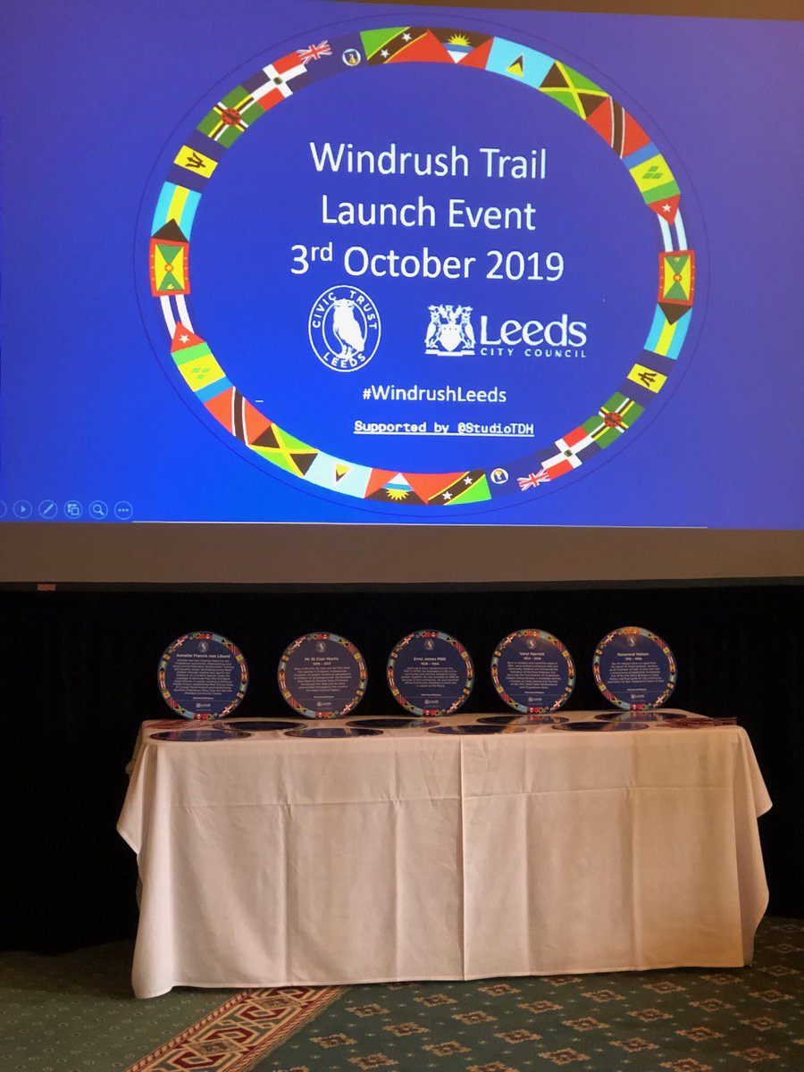 LJForgetmenot's tweet photo. Celebrating the launch of the Windrush Trail at Leeds Civic Hall. ⁦⁦⁦@WindrushGeneral⁩ @Blackhealth https://t.co/EDb1L4boev
