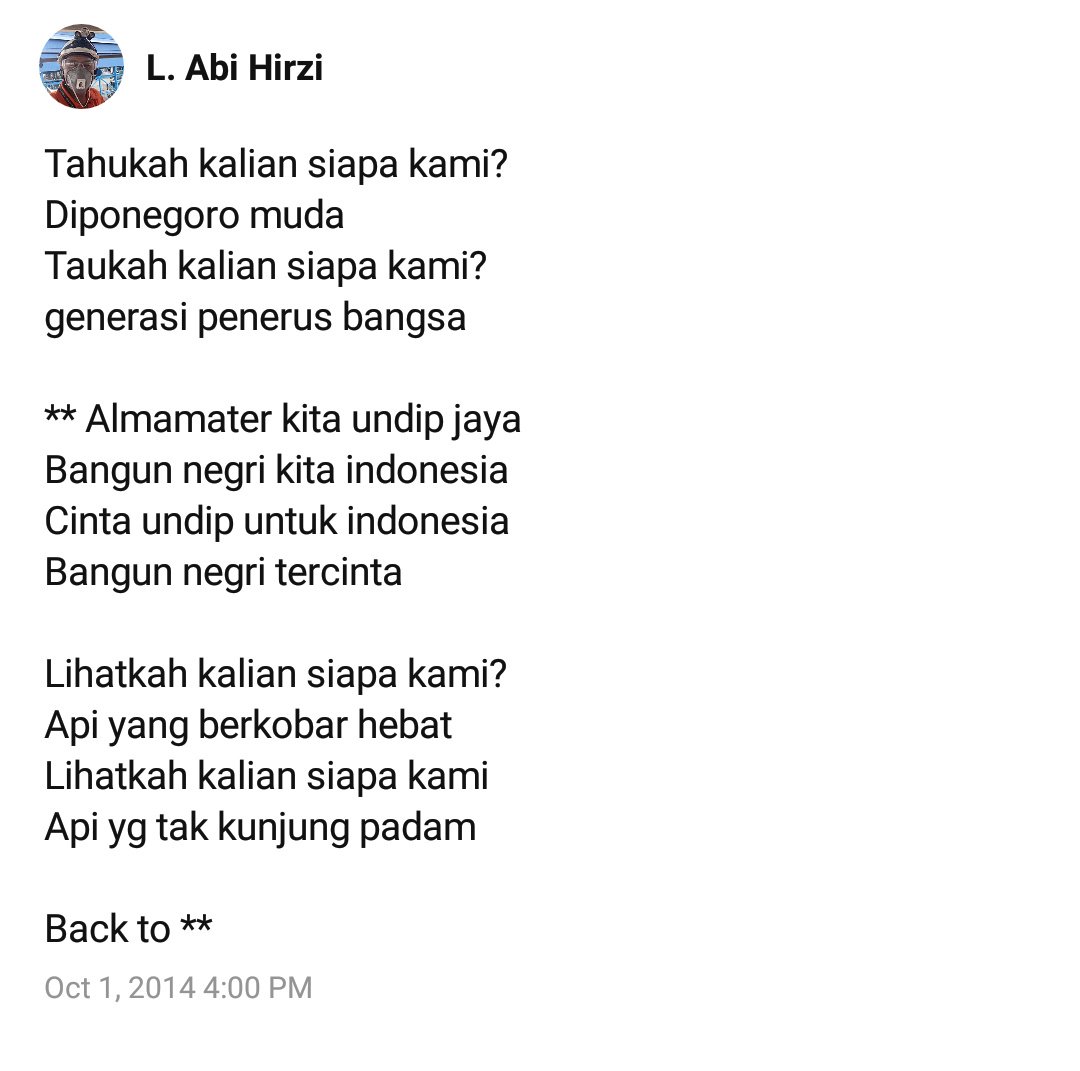 TL UNDIP 2014 tweet media