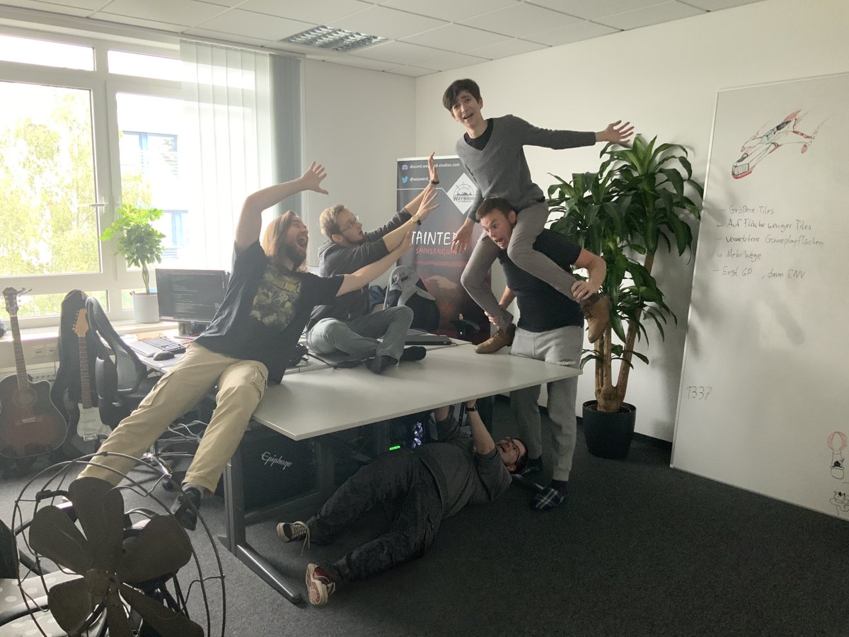 We have finally fully moved into our new office space and are now able to work on some projects again! Be prepared to see some new stuff soon! #indie #indiedev #gamedev