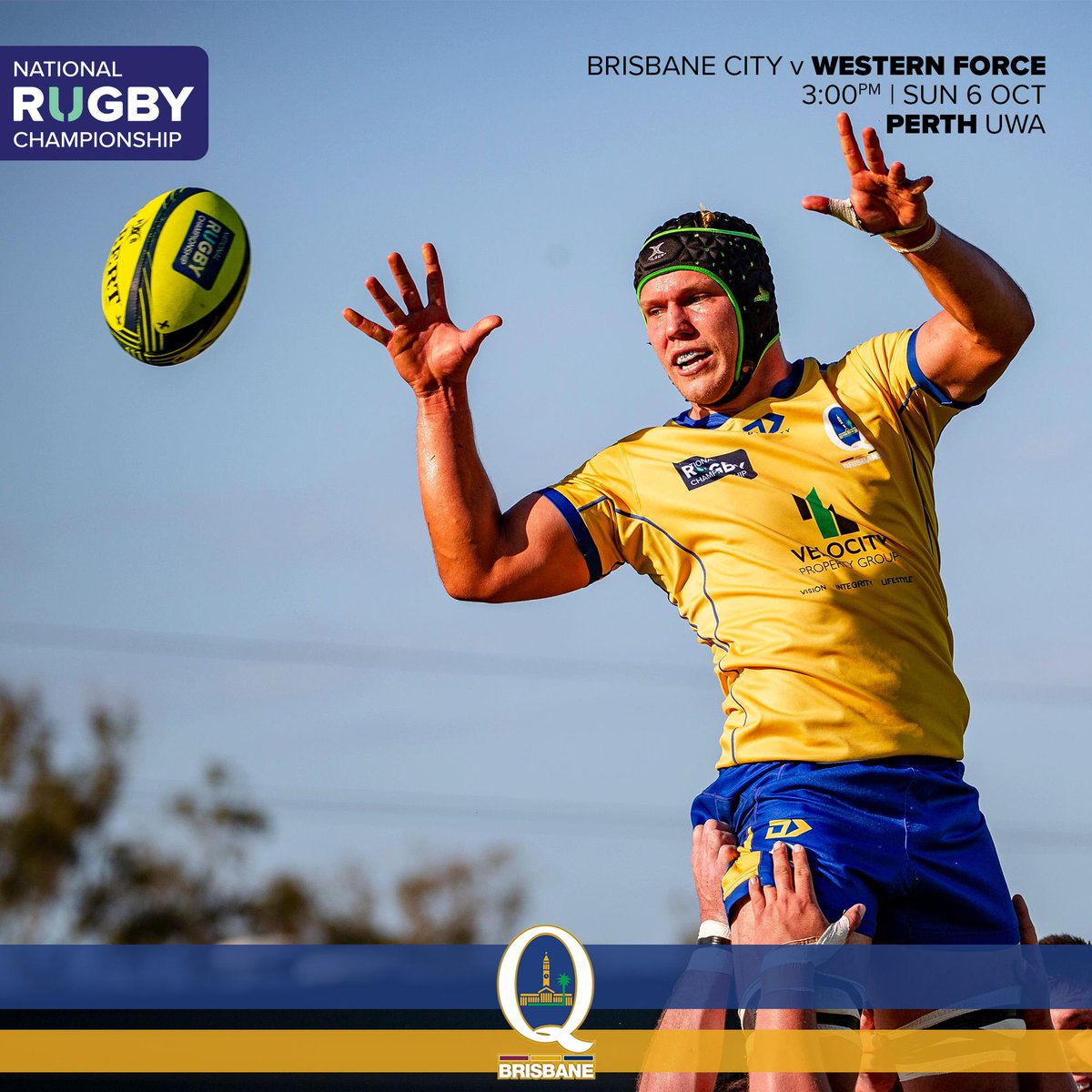 GAME DAY |  #BrisbaneCity are both in action in #NRC19 today against the Western Force in Perth.

￼🏉: Western Force v Brisbane City
￼⏰: 5:00pm AEST 
￼📍: University of Western Australia
￼📺: Kayo Sports/rugby.com.au

#FORvBRI #RugbyFamily