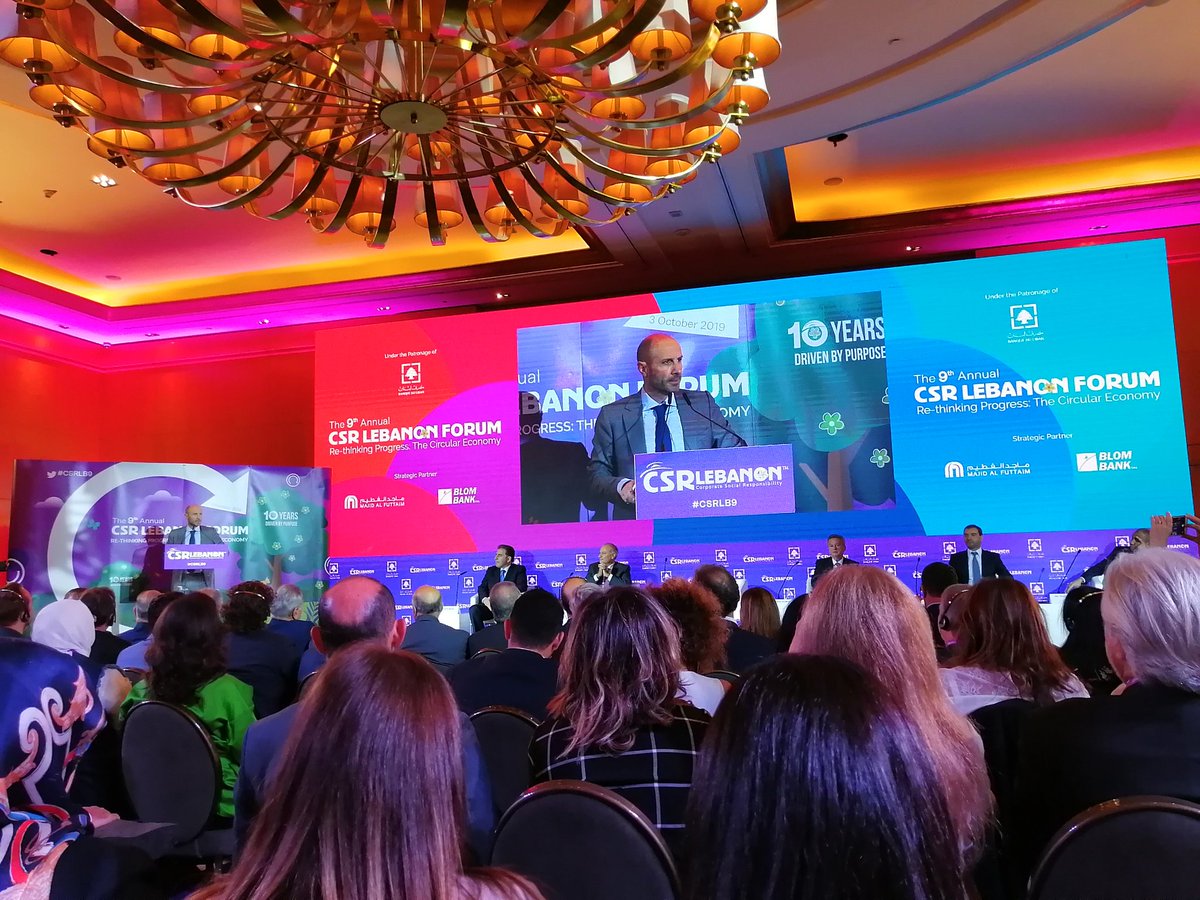 shmaitilli's tweet image. Responsibility is the key word.
مواطن مسؤول، بلدية مسؤولة، دولة مسؤولة

Minister of #Environment @fady_jreissati at #CSRLB9.
#SDGs #CircularEconomy