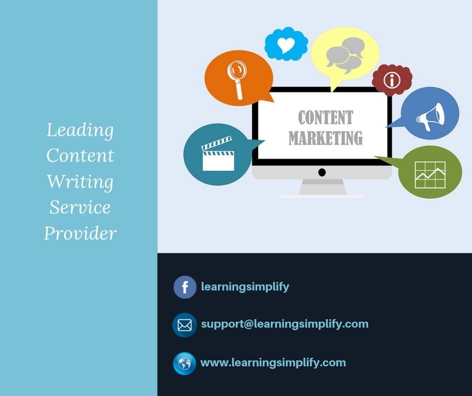 learningsimplfy's tweet photo. LearningSimplify A Leading #ContentWriting Service Provider Offers #Content #Marketing Services at Affordable Price.
Visit Us At: https://t.co/zaEM3i7ER3
#ContentMarketing https://t.co/zrasGnthaI