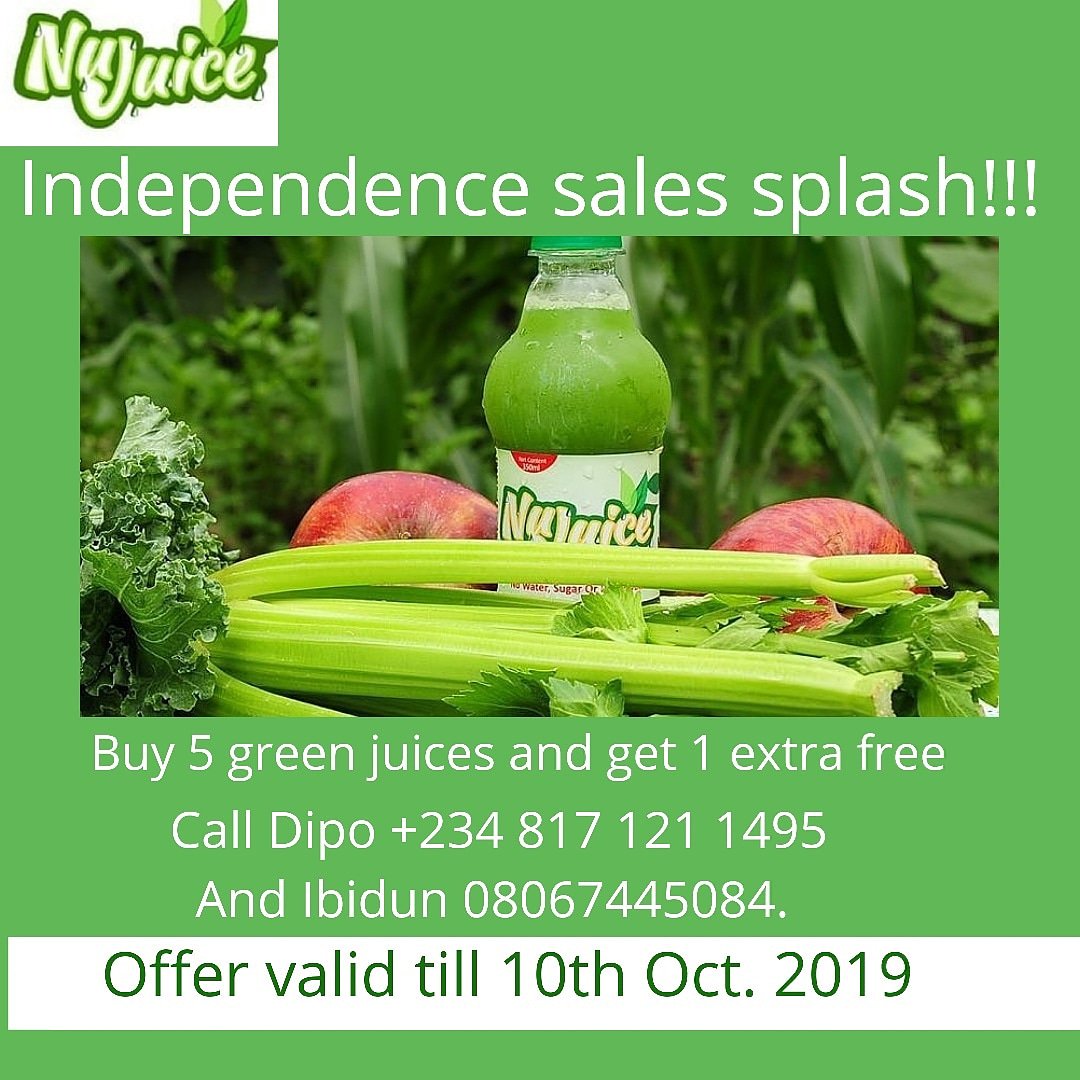 Take advantage of this offer. Every 5 bottles of Nujuice juice green juice purchased you get one extra totally free 
#law #legalissues #legalwigs #legalgown #nigerianlawschool #lawschoollife #lifeofalawstudent #lawyerinthemaking #monday #ILoveMondays #becomingalawyer #law