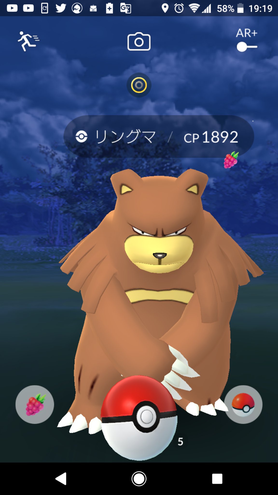 氷像マーク またロード画面で寝るから外でた 健康的にポケモンgoします これは昨日のリングマ 氷像マーク またロード画面で寝るから外でた 健康的にポケモンgoします これは昨日のリングマ