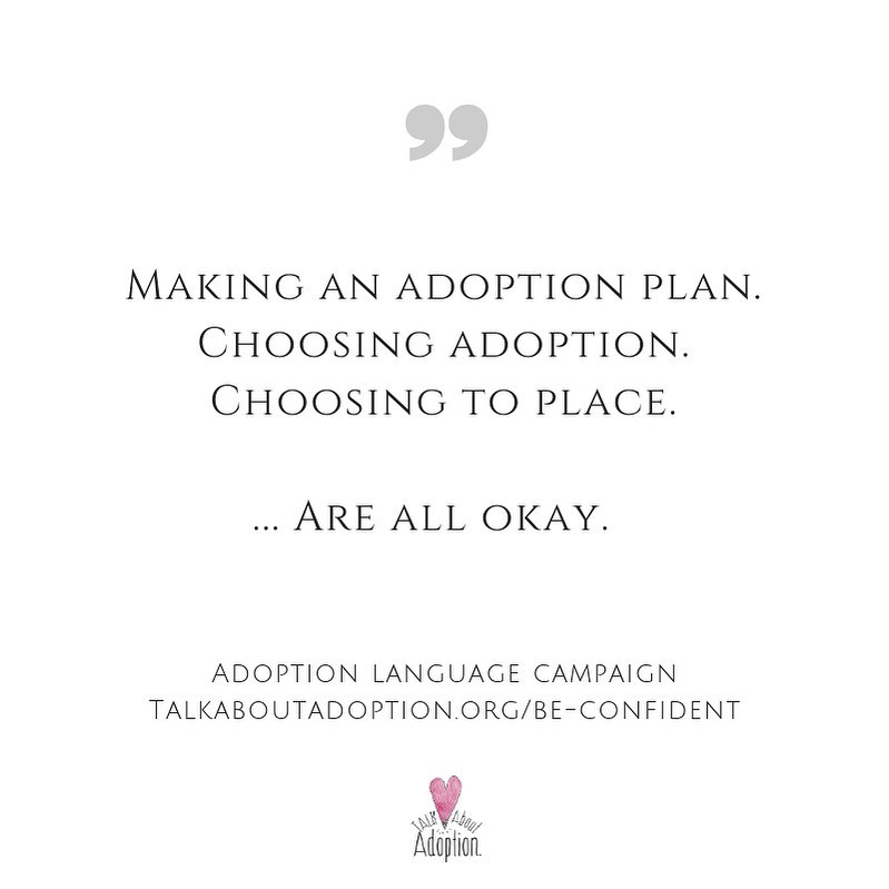 CHOICESAdoption's tweet photo. Making an adoption plan,
Choosing adoption. 
Choosing to place. 
... Are all Okay. https://t.co/6lzWaNFVtF
