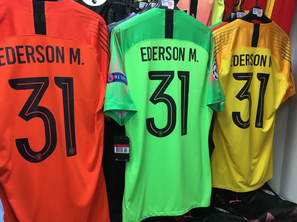 サッカーショップfcfa 実店舗open マンチェスターシティ 18 19 Gk ユニ再入荷 マンチェスター シティ 18 19 エデルソン ゴールキーパー ユニフォーム 選手用 Home Away 3rd が再入荷 プレミアリーグ フルパッチ チャンピオンズリーグ