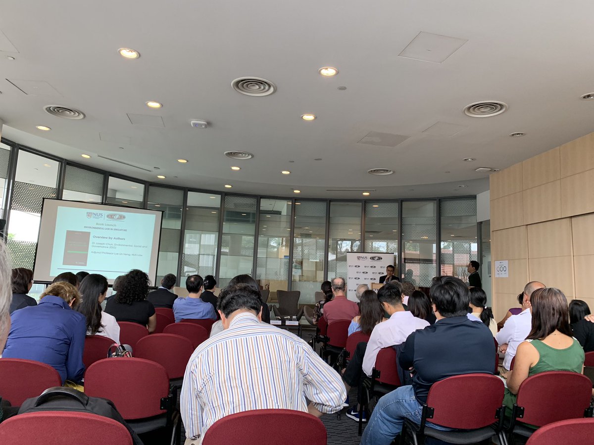 mel_yseali's tweet photo. Congrats @ecolawdude on the launch of ‘Environmental Law in Singapore’! #apcel #nuslaw #singapore https://t.co/npLCVZRDW0