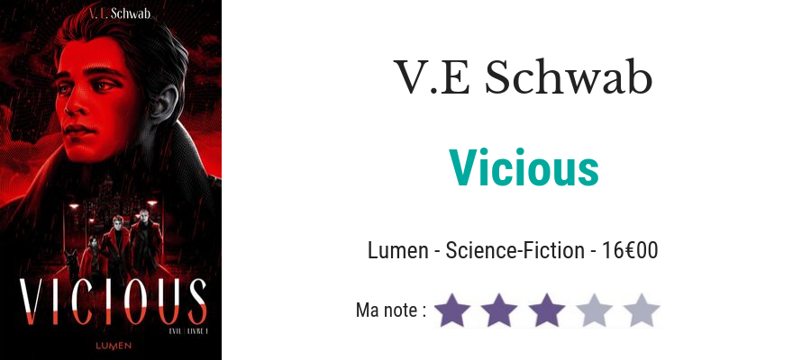 lecturescupcake's tweet photo. [Chronique n°97] Vicious – V.E Schwab : Grosse déception https://t.co/gIL4ETr4hv https://t.co/BT0yus31fa