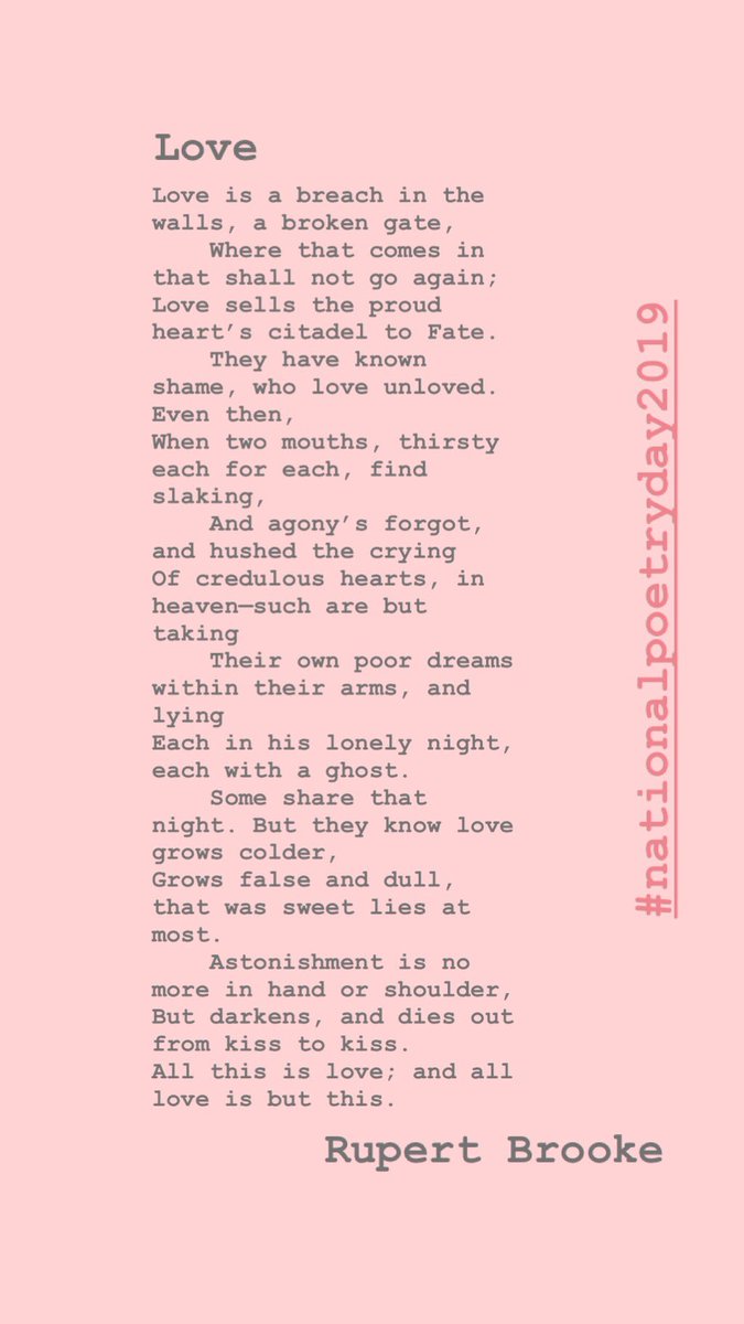 BookendsLisa's tweet image. What’s your favourite poem? #NationalPoetryDay