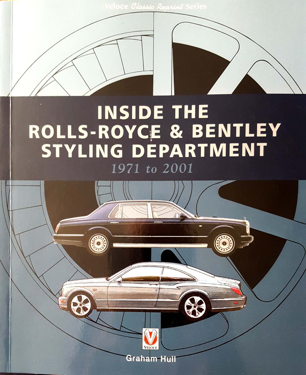 CliffRuddell's tweet photo. really enjoying Graham Hull's book about Rolls Royce Styling . . keep coming across people I have worked with!! #GrahamHull himself, Doug Thorpe, Jim Dimbleby, Simon Loadsby, Richard Hamlin . . . #RollsRoyceDesign #thewaythingswere #claymodels https://t.co/CKXRwMW4nM