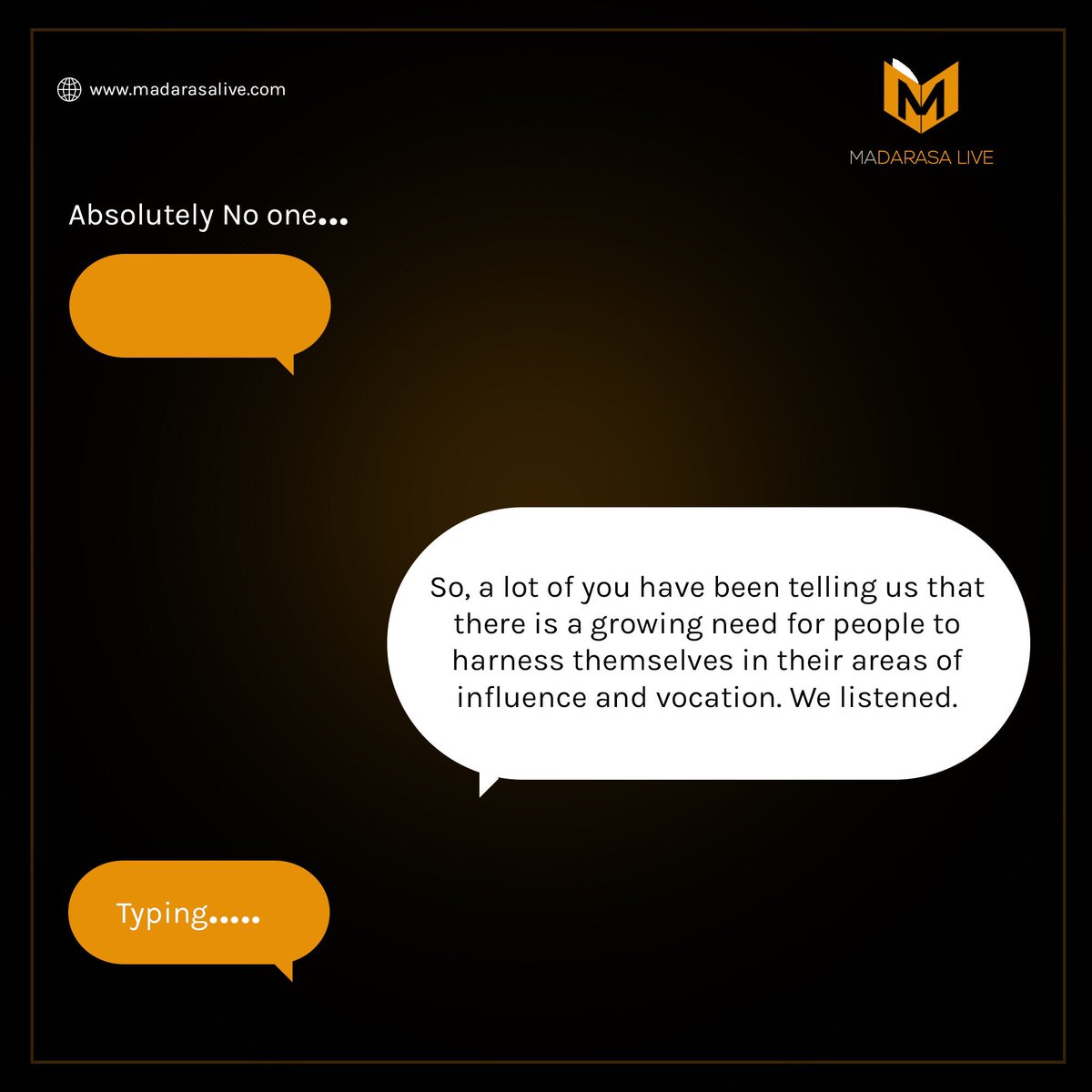 MadarasaLive's tweet photo. Madarasa Live is your expert knowledge pool. Visit https://t.co/clQu5cTEGU to find out more about our next masterclass. https://t.co/hlckMlBdCJ
