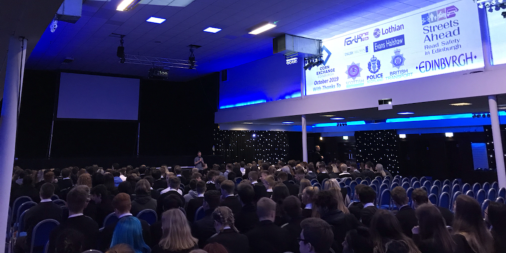 edinyoungdriver's tweet photo. Today is the last day of #YoungDrivers2019! Delighted to have local 6th years from @QueensferryQhs @PortobelloHigh @EdSteinerSchool @TrinityAc_Edin @WHEC_Edin @leithacademy @BalernoHS and @GWC_News join us for the final day of this year's #RoadSafety event. #edinyd https://t.co/zS7T5uH3cg