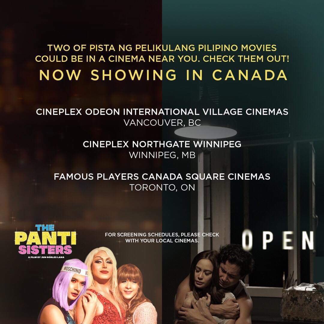 Watch #OPENMovie and #ThePantiSisters in US and Canada! 🖤