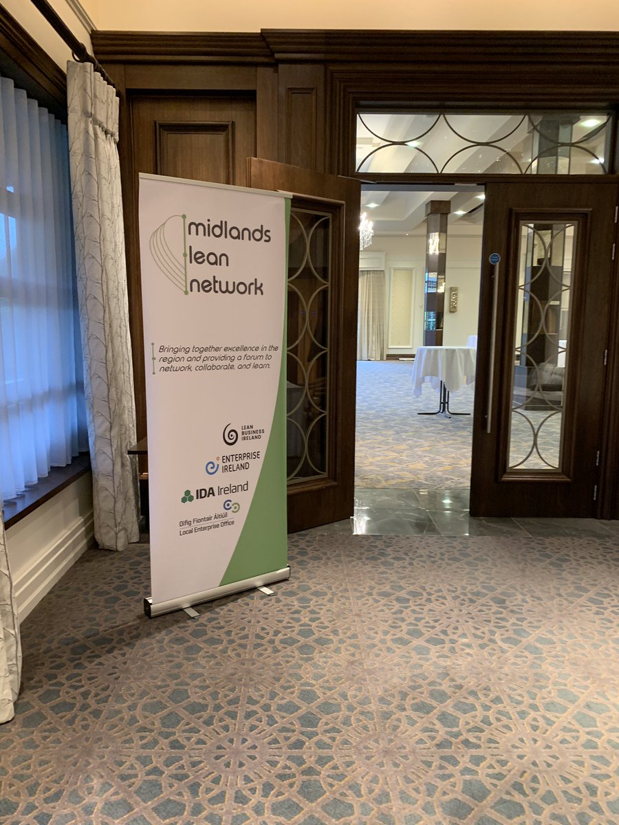 Mgar_Chamber's tweet photo. Almost ready - we are looking forward to welcoming all the exhibitors, speakers and attendees who will be joining us this morning for the @MidlandsLeanNet here in the @mullingarpark Hotel 

 #leanprinciple #midlandslean #networking https://t.co/xXNt72Px9M