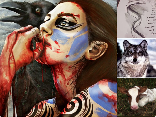 Irish goddess of death, the Morrigan, is one crafty female! In The Cattle Raid of Cooley (Táin Bó Cúailnge), Cú Chulainn visited by her under guise of being a beautiful young woman! She turns into different animals to attack him-eel, wolf & heifer then old hag!  #FolkloreThursday