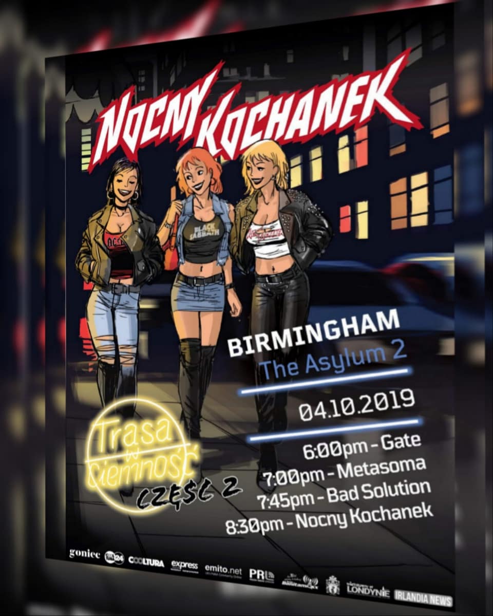 MetasomaBand's tweet photo. Birmingham! Don't miss out on this oneπ€π©
It's tomorrow!
#blackstaramps #metasoma #metalhead #badsolution #asylum2 #nocnykochanek https://t.co/KkChw9ZXef
