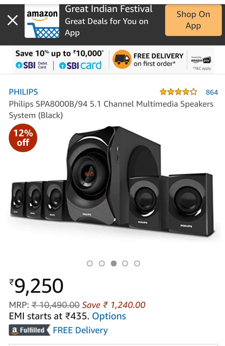 pavan791's tweet photo. @KalyaniMuktevi @IKEA @amazonIN @HiHyderabad @kkmohan73 @nuts2406 @Laxmisaudi @lakshmiaakula @smileysnaps @D5habib @NamrataSadhvani @amartadi Here is the one more sneak peak.
Regular days. 6999 great India days 9250.
Local offline store price.. 5999 😝
@amazonIN #Amazon #AmazonIndia #AmazonGreatIndianFestival #Fakedeals #Amazoncheated https://t.co/tnaP5qsNti