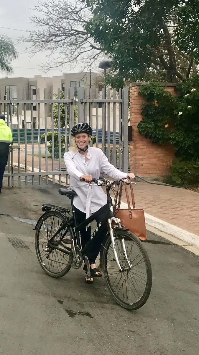 SwedeninZM's tweet image. Pollution free transport🚲👍

Our Dep. Head of Bilateral Development Cooperation, Cecilia, setting an example with her #GreenRoutine!

Bike to work - a few benefits:

1) reduce your environmental impact
2) it’s healthy
3) beat traffic
4) avoid the struggle of finding parking