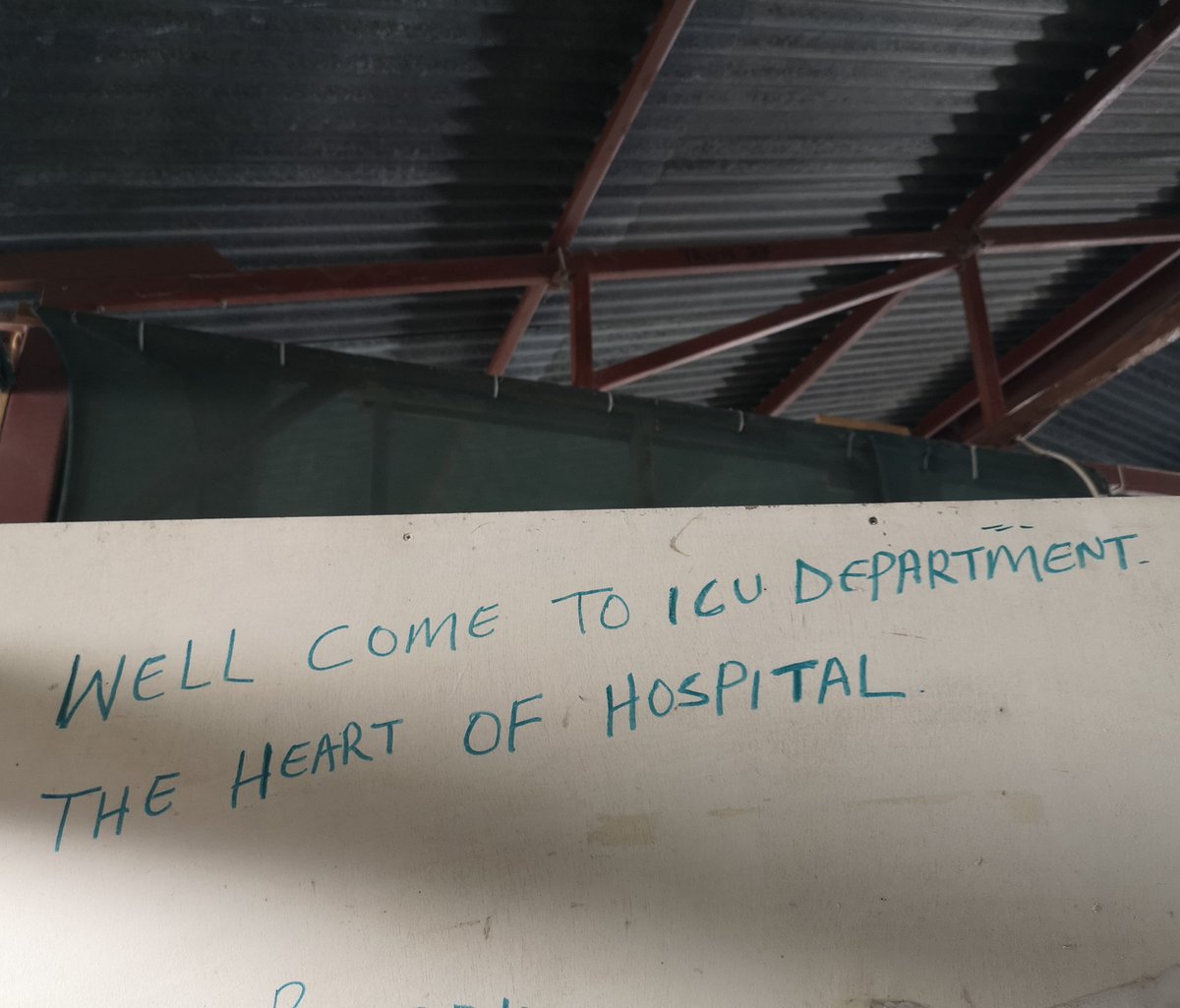 My role is to cover ER and the adjacent ICU (usually 10 beds, currently 18). Luckily there is also an excellent local Clinical Officer assigned to ER/ICU, so we work together.The rest of the hospital is run by a varied mix of local and expat nurses, docs, midwives and COs.