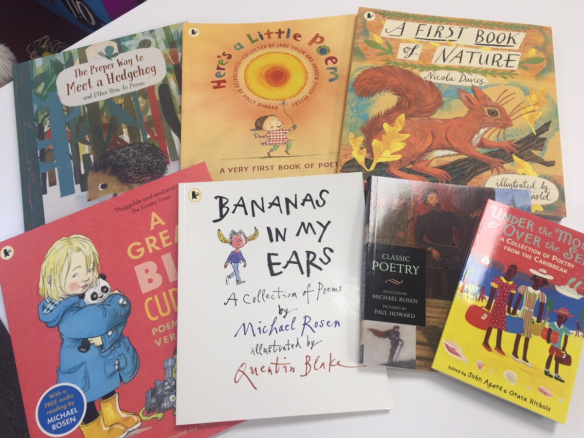 Happy #NationalPoetryDay! We're giving away this fantastic set of poetry books from <a href="/WalkerBooksUK/">Walker Books</a>, suitable for primary schools. To be in with a chance of winning, simply follow and RT by midnight tonight (03.10.19)