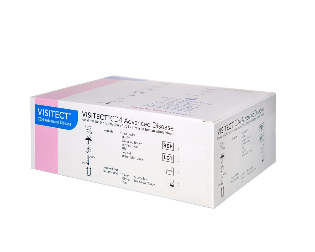 CNS_PLC's tweet photo. We’re excited to announce that the VISITECT® CD4 Advanced Disease, rapid test for supporting the identification of advanced disease in people living with HIV, has been assessed by the ERPD and is eligible for procurement with Global Fund or Unitaid funds. https://t.co/i5JV0ByjAr
