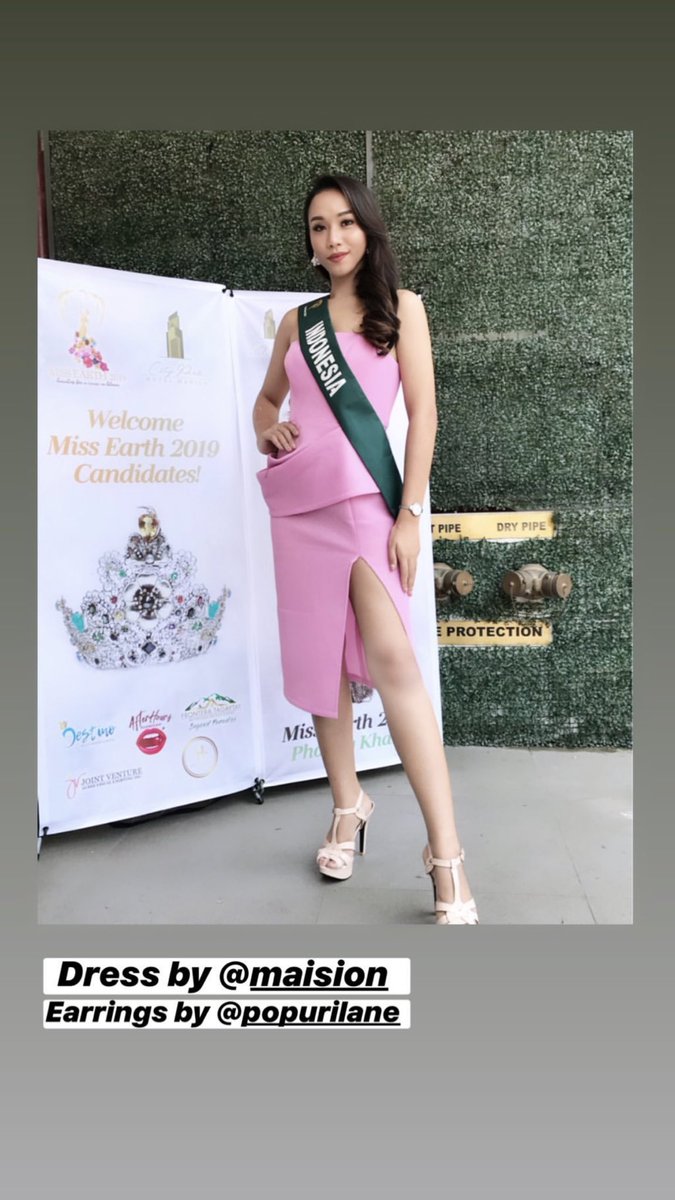 eljohn_pageants's tweet photo. Outfit of today from Miss Earth Indonesia 2019 Cintia Kusuma Rani 👑 https://t.co/TY1tKLtg13