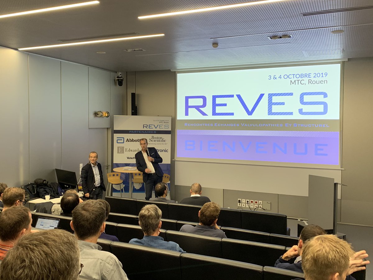 Début des journées REVES avec  <a href="/helenerouen/">Hélène ⏚</a> qui présente l’histoire du #TAVI innovation imaginée et implantée pour la 1ère fois <a href="/CHURouen/">CHU de Rouen</a> <a href="/AlainCribier/">Alain Cribier</a> #cardiotwitter #Cardiology