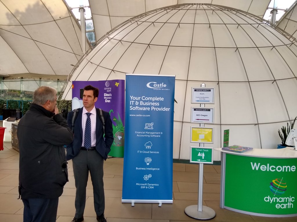 Castle_CS's tweet photo. Good Morning from @ourdynamicearth in Edinburgh. Our annual SunSystems user day has just kicked off and we’re delighted to see so many familiar faces! https://t.co/ztwKj1SRhE