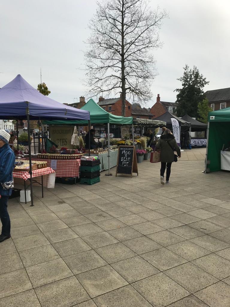 Don’t forget it’s the Monthly Farmers Market today at the Market Square #marketharborough #farmersmarket #tasteharborough