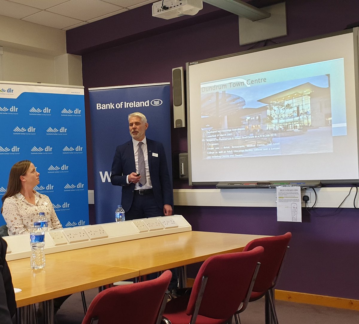 GraingerAnna's tweet photo. Some of our wonderful #Dundrum #Community groups showcasing our local #CommunitySpirit to judges @bankofireland National Enterprise Awards #NETA19. Wonderful #CommunityCollaboration, well done to all ๐ & here's hoping๐ค
#TeamDundrum #neta https://t.co/c2j2GGhLgY