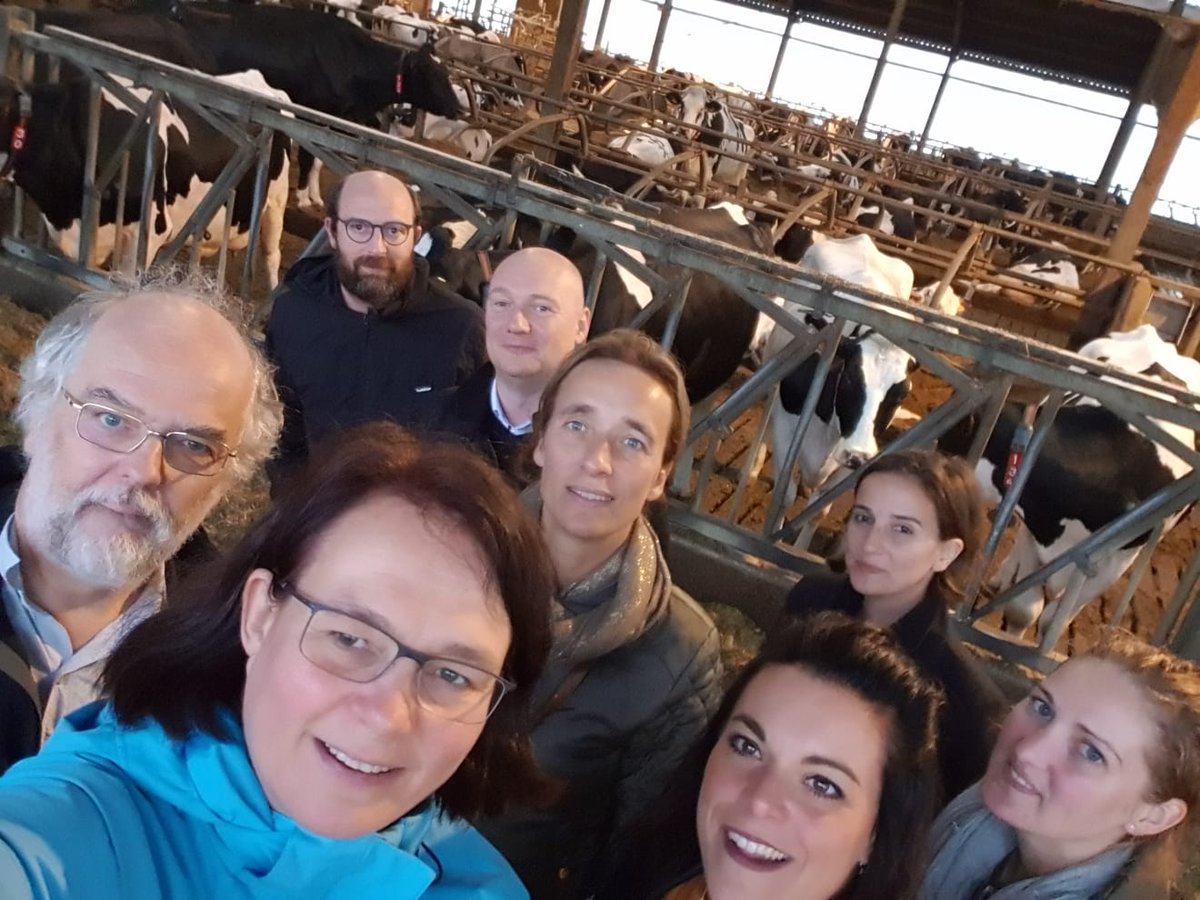 Visiting a dairy farm during the <a href="/h4dc_eu/">H4DC.EU</a> partners meeting last week in Belgium #dairyfarm  #interreg2seas