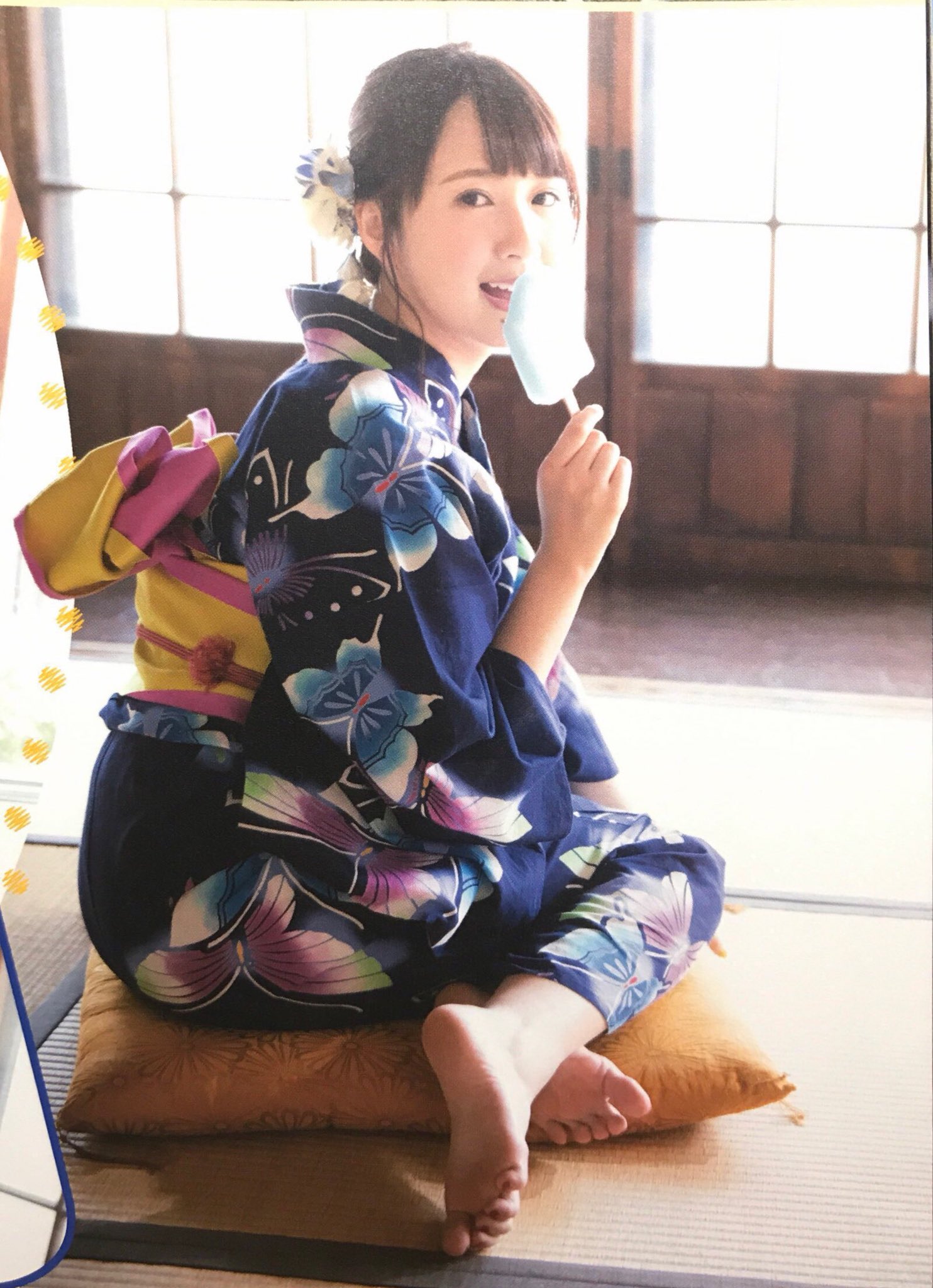 女性声優の足裏 高柳知葉