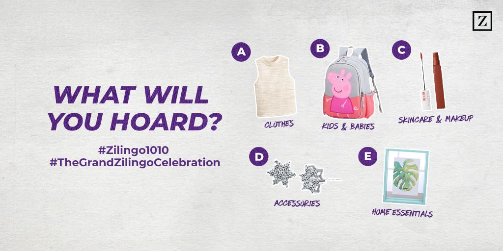 ZilingoPH's tweet photo. #ZIlingoGiveaway: WHAT WILL YOU HOARD THIS 10.10? 🛒
 
Join Now:
🌼 Follow @zilingoph.
🌼 Quote tweet w/ your answer + hashtag #Zilingo1010 + tag a friend.
🌼 Like this tweet.

Contest runs until Oct 9. There'll be 1 winner of a ₱1,000 Zilingo GC ☀️ #TheGrandZilingoCelebration https://t.co/AKuuLvBNKo