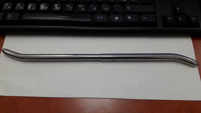 This morning I got a new solid 35 36 fr pratt #soundingrod  Can't wait to get home and play with it!<a href="/tag/soundingrod"class="tags"><span>#soundingrod</span></a>