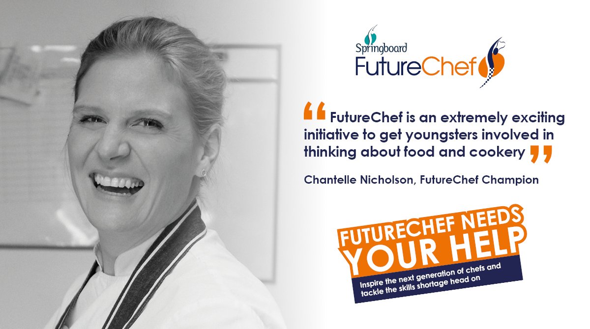 SBFutureChef's tweet photo. We’re delighted to have @chef_chantelle on board this year as one of our FutureChef Champions, urging schools all over the UK to join in and allow students to discover their inner chefs! Find out more now: https://t.co/O6gTl54CjJ #FutureChef #ChantelleNicholson #Tredwells https://t.co/f30Pw5JdxL